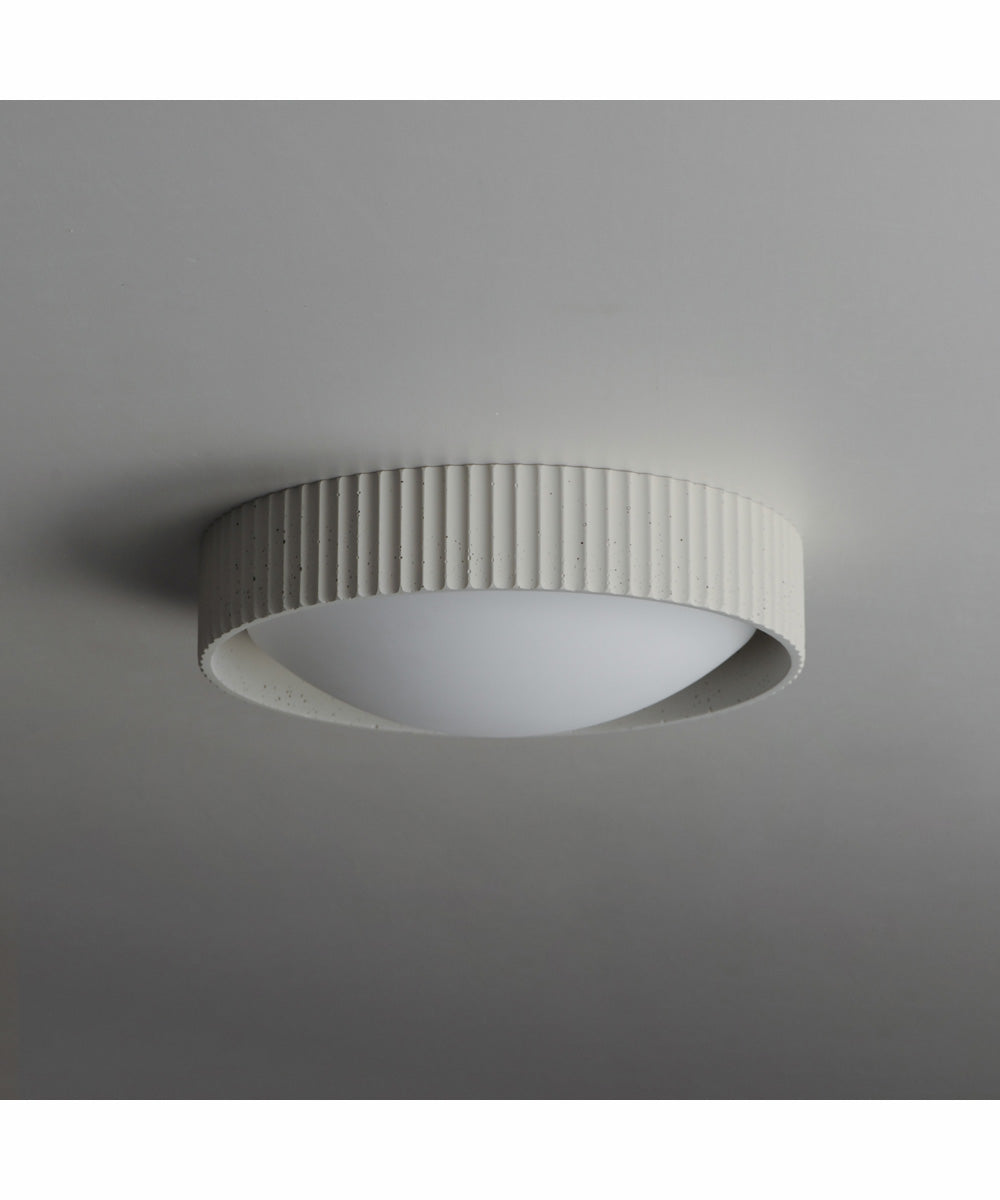 Souffle 14 inch LED Flush Mount Chaulk White