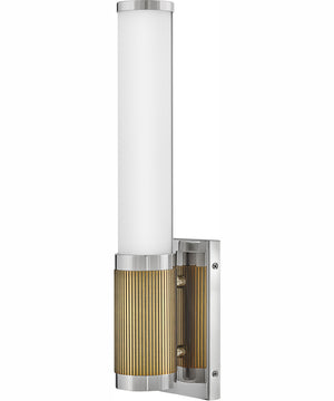 Zevi LED-Light Small LED Vanity in Polished Nickel