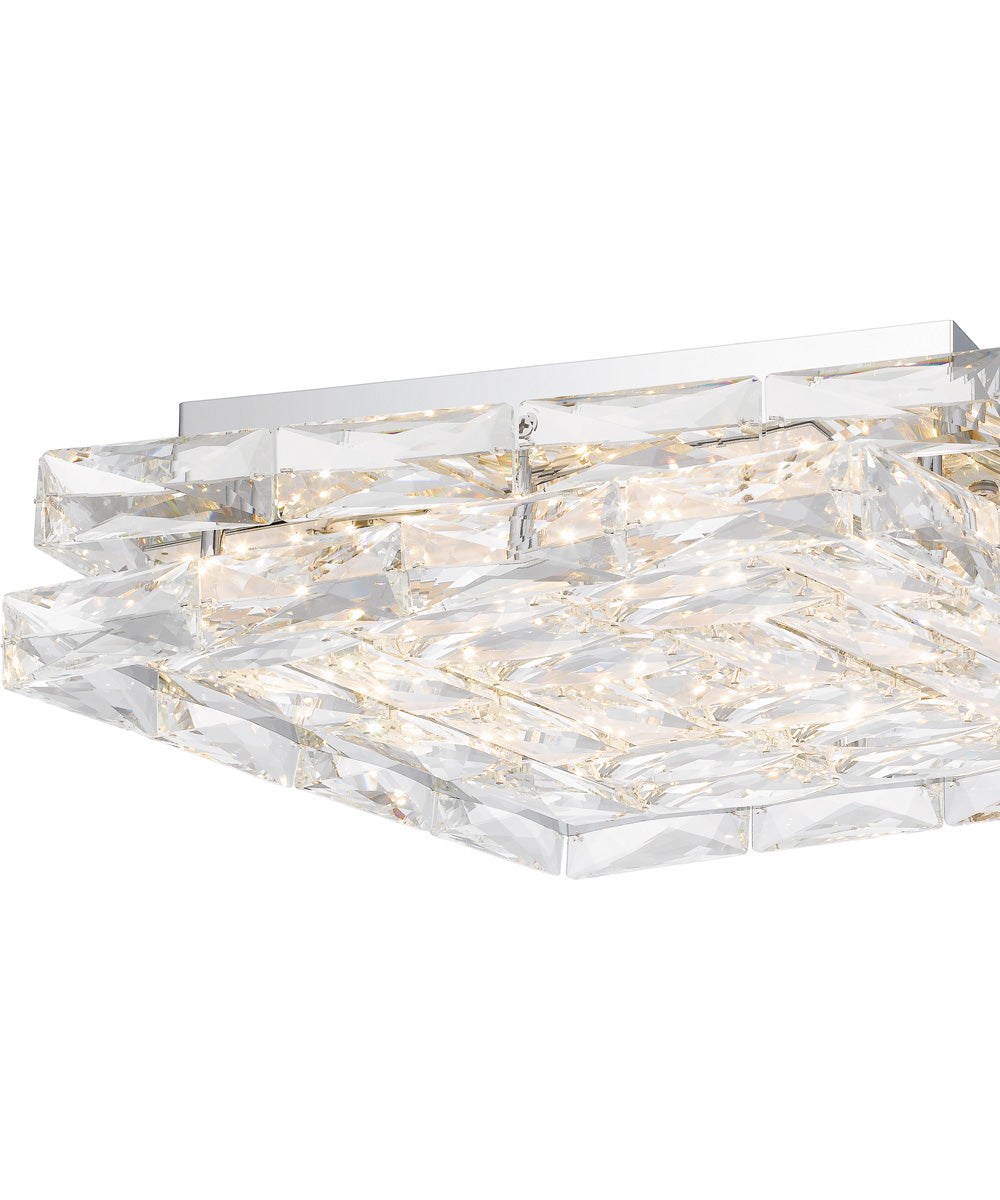 Milania Large Flush Mount Polished Chrome