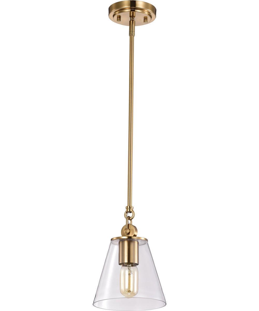 Dover 1-Light Pendant Vintage Brass