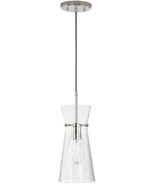 Mila 1-Light Pendant Polished Nickel