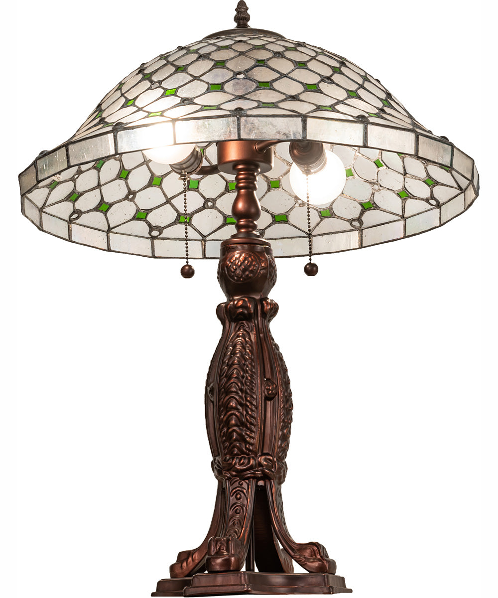 25" High Diamond & Jewel Table Lamp