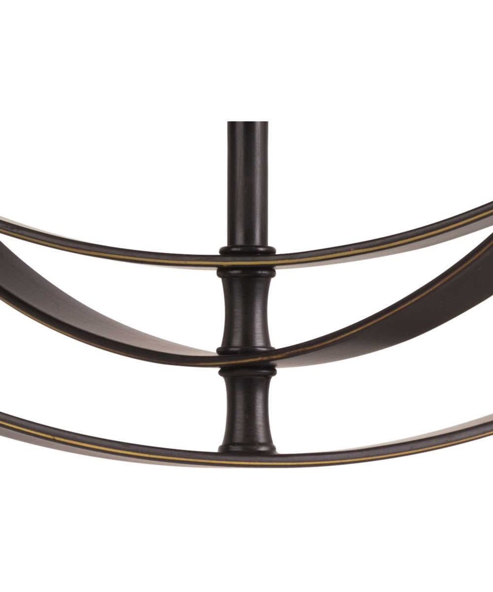 Equinox 4-Light Foyer Pendant Antique Bronze