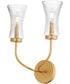 Camelot 2-Light Sconce Natural Aged Brass