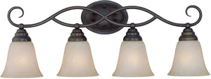 29"W Cordova 4-Light Bath Vanity Light Old Bronze
