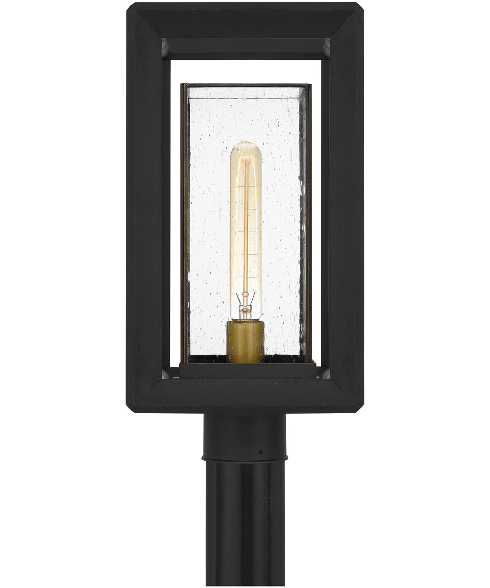 Infinger Large 1-light Outdoor Post Light  Coastal Armour Earth Black