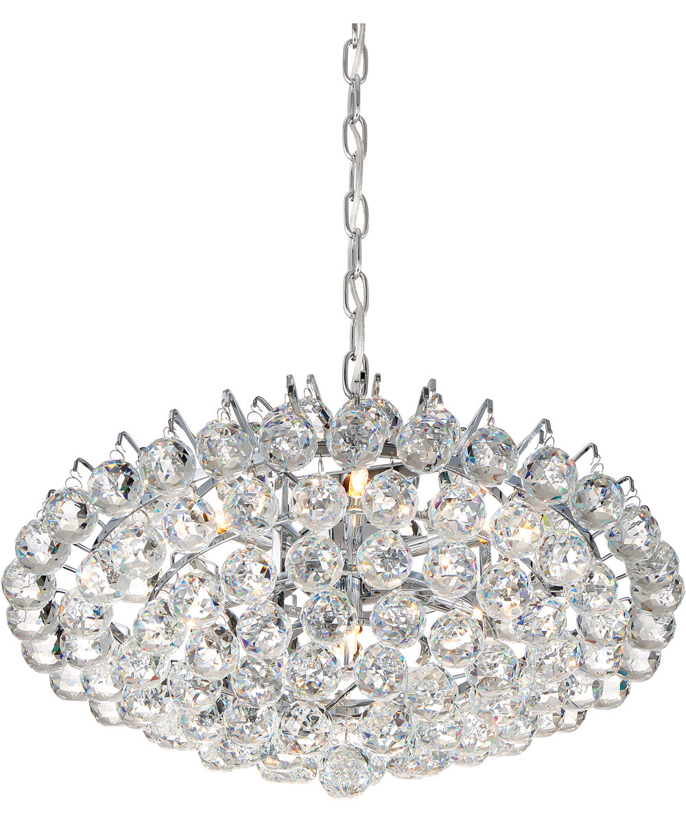 Bordeaux 7-light Pendant Polished Chrome