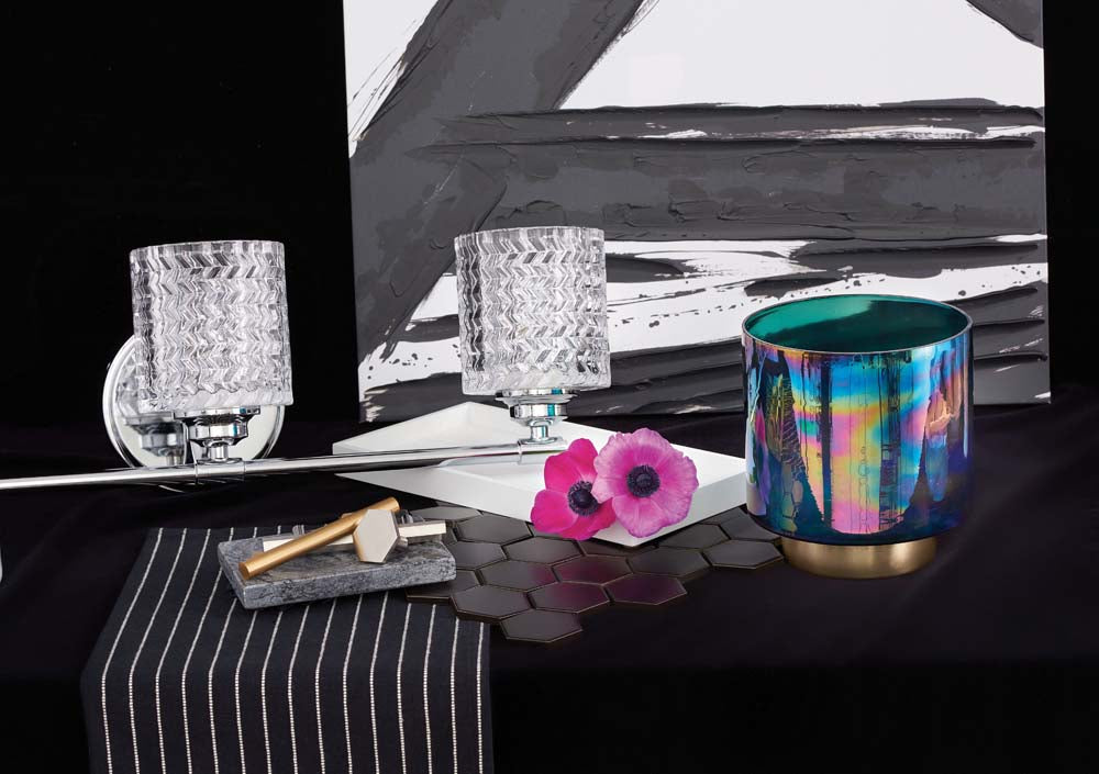 Elle 3-Light Vanity in Chrome