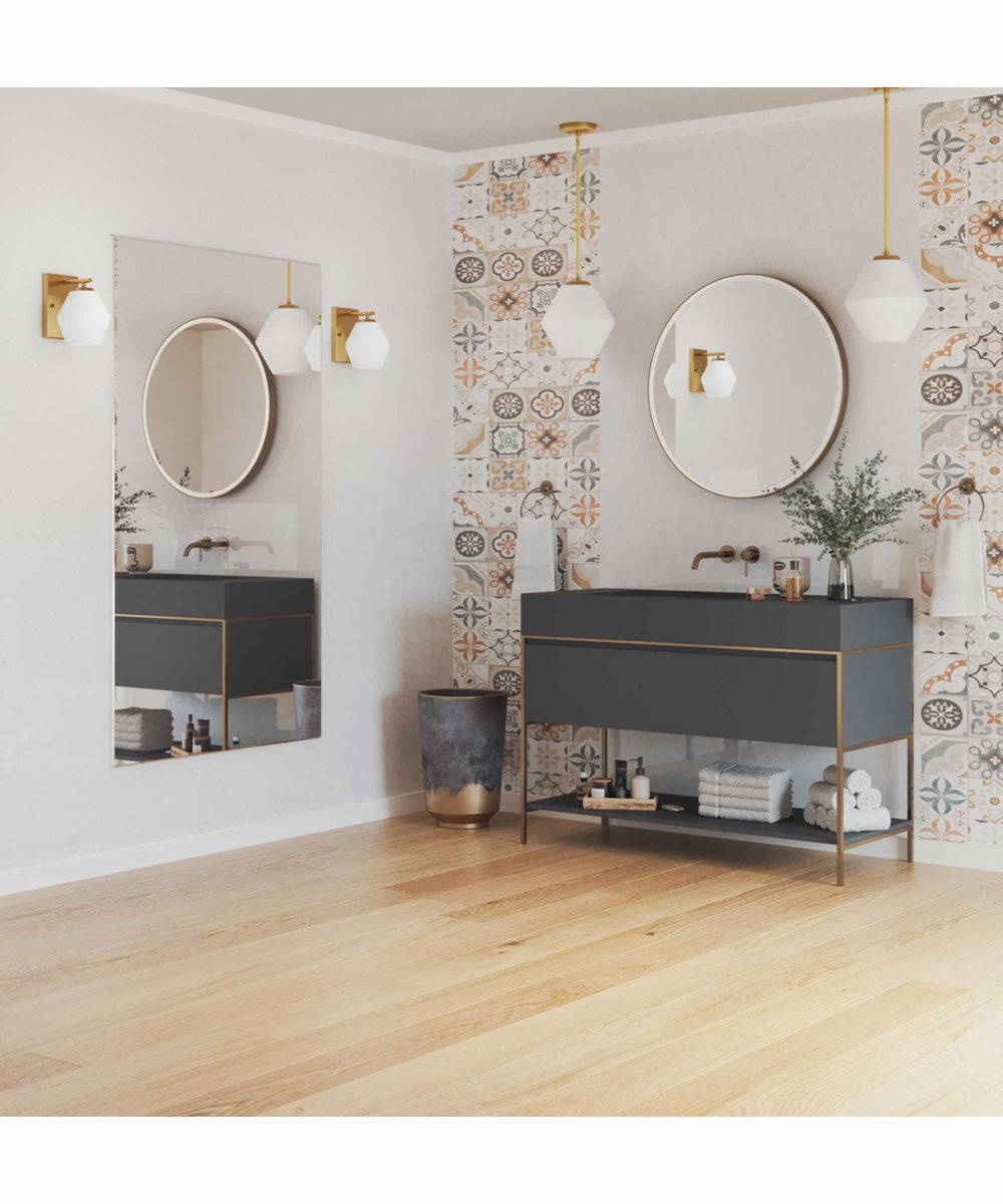 Copeland 1-Light Mid-Century Modern Pendant Brushed Gold