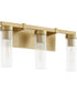 Kilbey 3-light Bath Vanity Light Aged Brass
