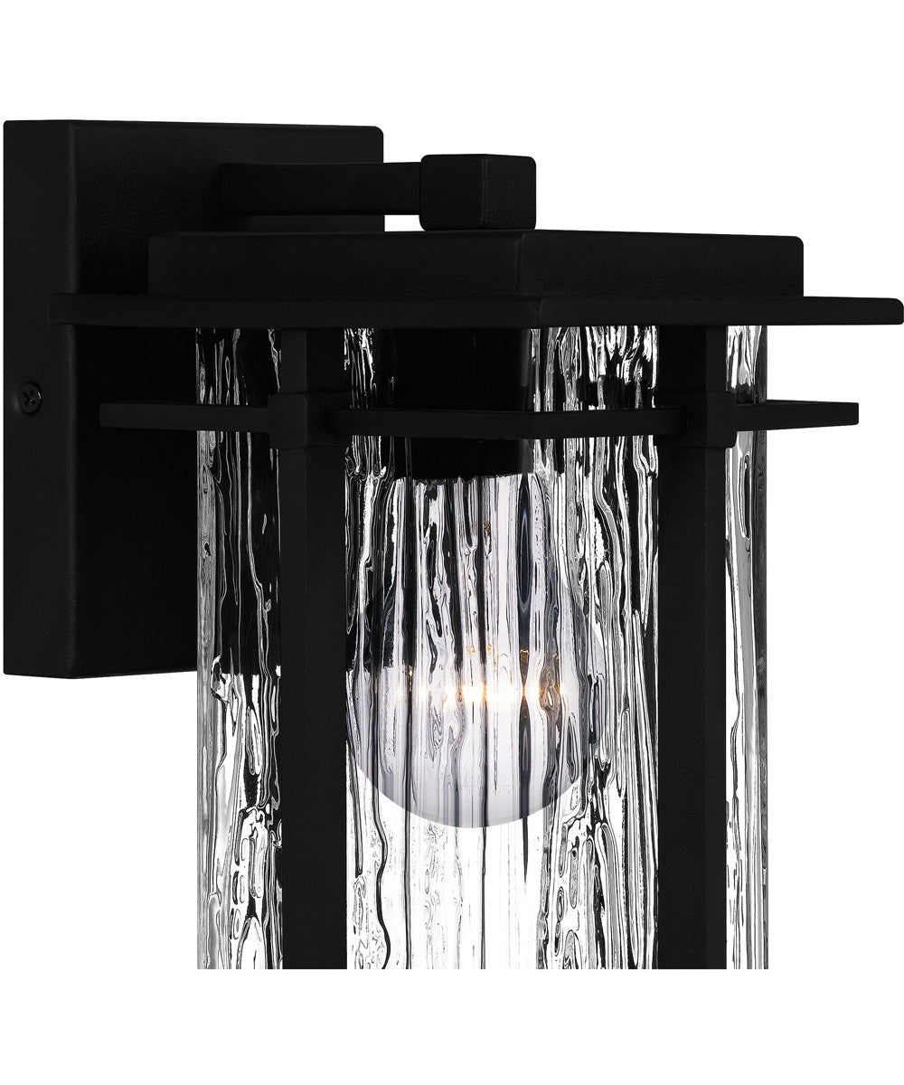 McAlister Small 1-light Outdoor Wall Light  Coastal Armour Aluminum Earth Black