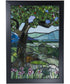 View Mt Mansfield Art Glass Wall Panel