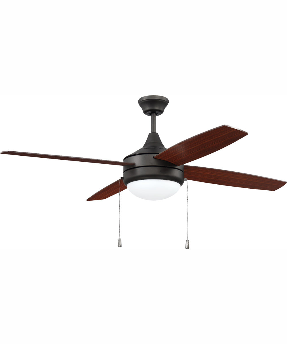 52" Phaze 4 Blade 2-Light Ceiling Fan Espresso