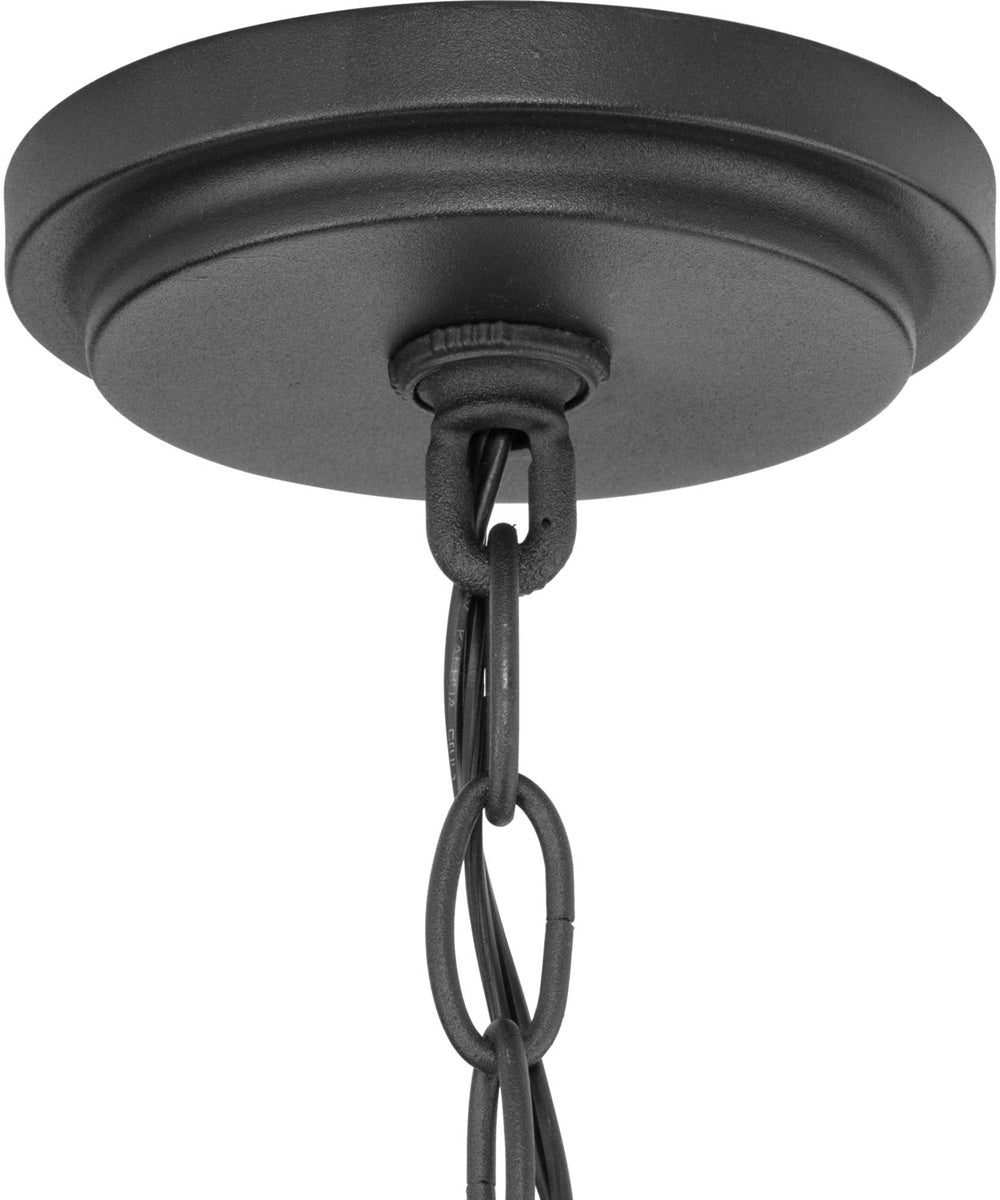 Ramsey Modern Farmhouse Outdoor Hanging Lantern Textured Black