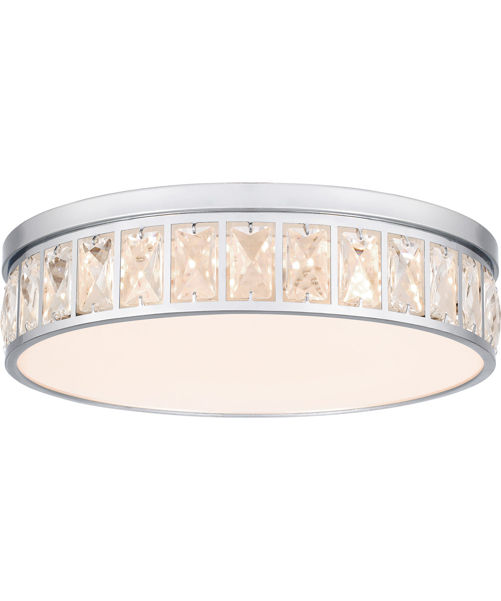 Gibson Medium Flush Mount Polished Chrome