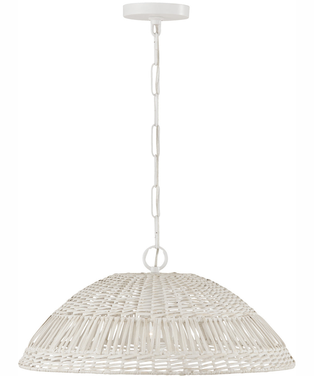 Naomi 1-Light Pendant Chalk White