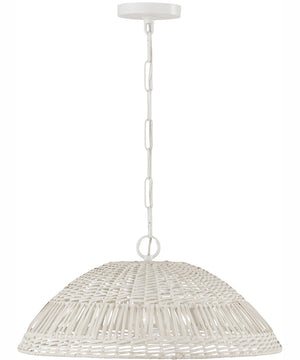 Naomi 1-Light Pendant Chalk White