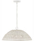 Naomi 1-Light Pendant Chalk White