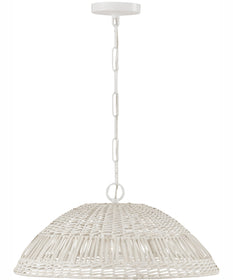 Naomi 1-Light Pendant Chalk White