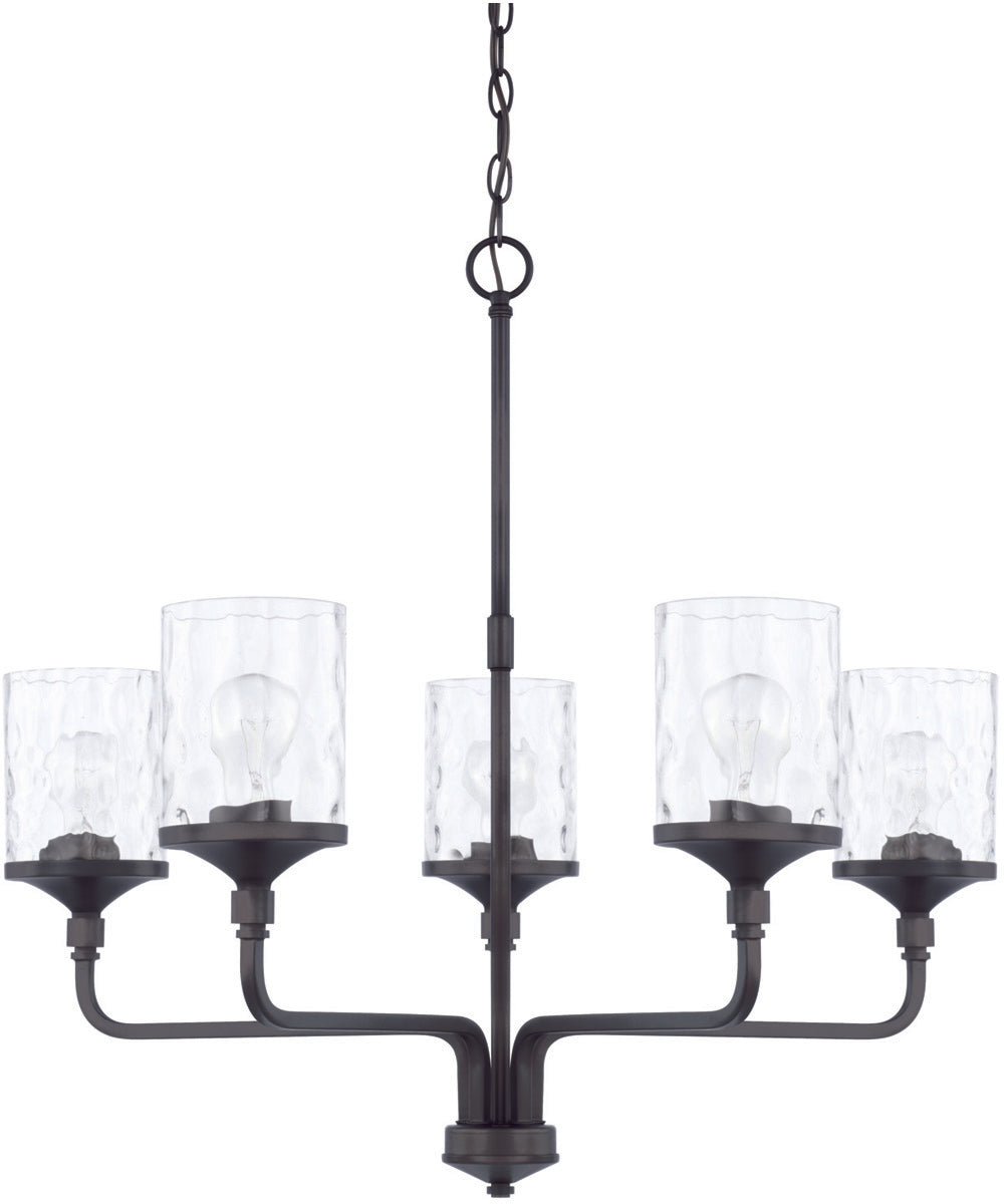 Colton 5-Light Chandelier In Matte Black