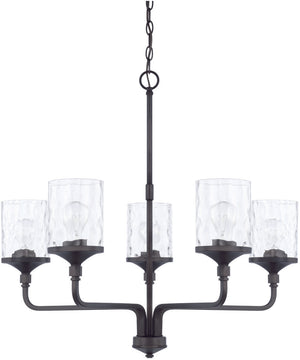 Colton 5-Light Chandelier In Matte Black