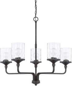 Colton 5-Light Chandelier In Matte Black