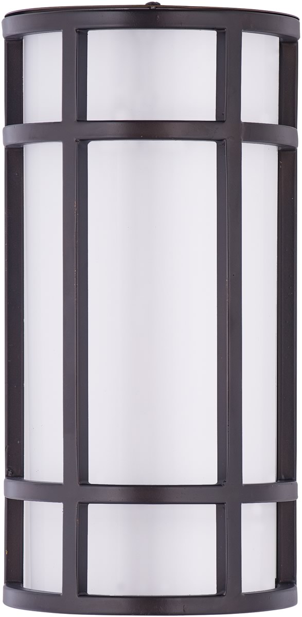 12"H Moon Ray LED Outdoor Wall Sconce Bronze