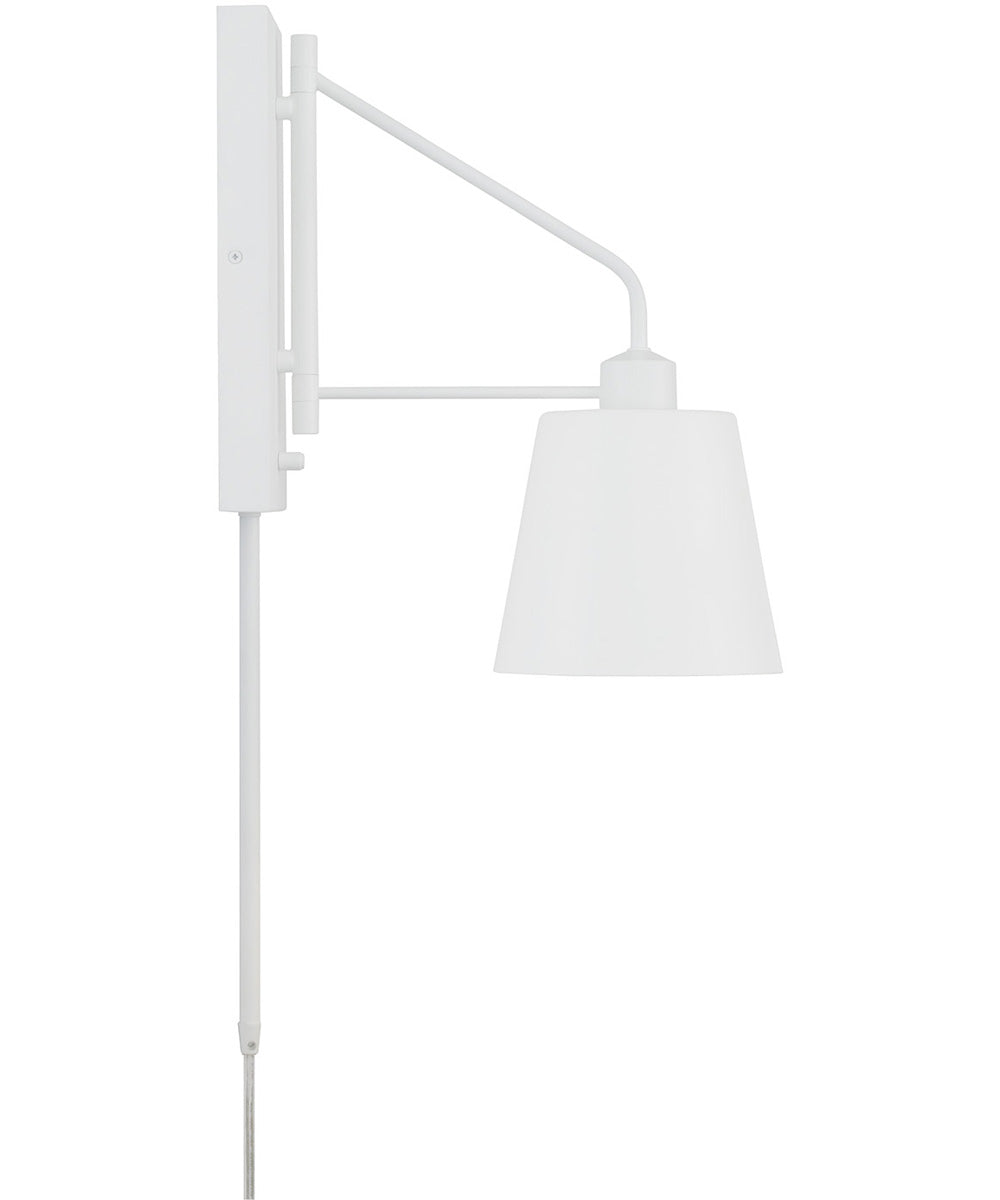 Alden 1-Light Sconce Matte White