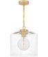 Abner Small 1-light Mini Pendant Aged Brass