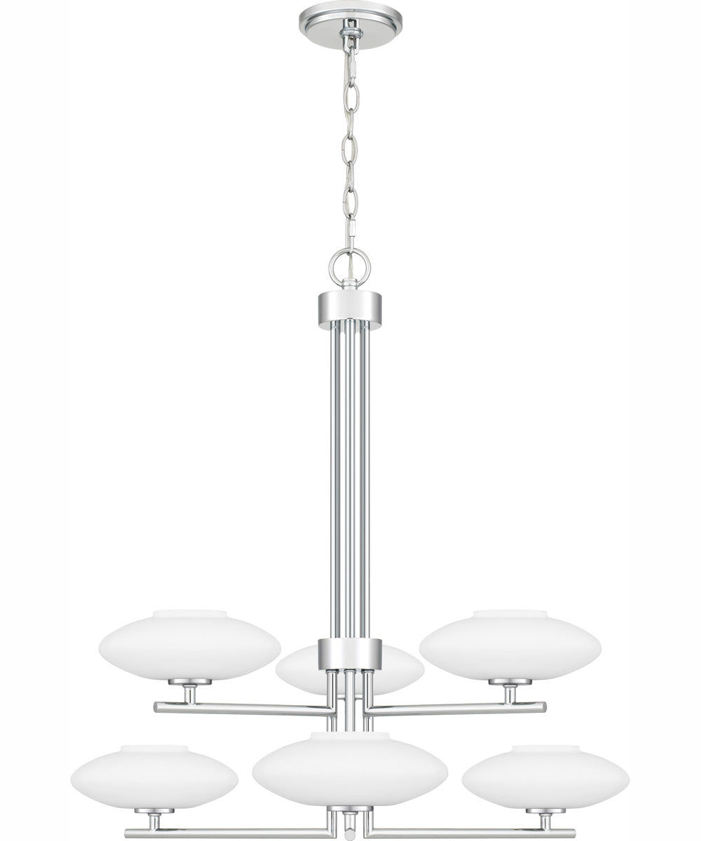 Quoizel Chandelier 6-light Chandelier Polished Chrome
