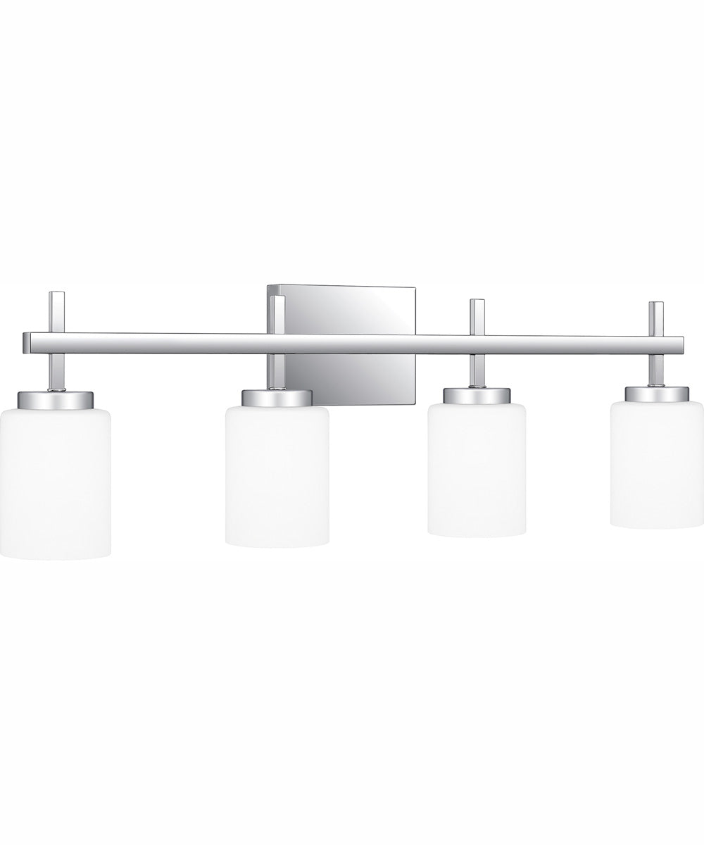 Wilburn Extra Large 4-light Bath Light Polished Chrome