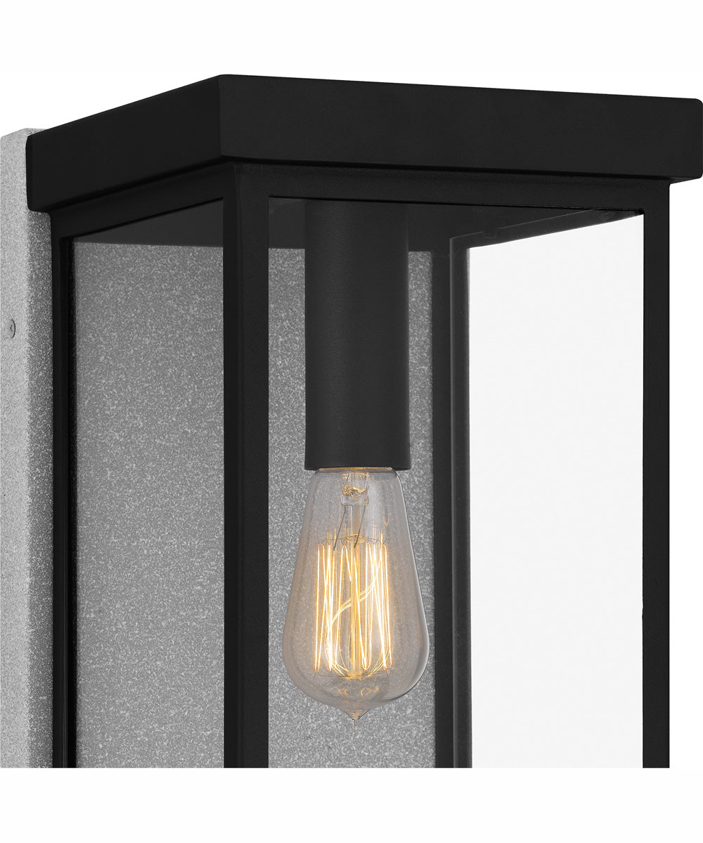 Ezra Medium 1-light Outdoor Wall Light Earth Black