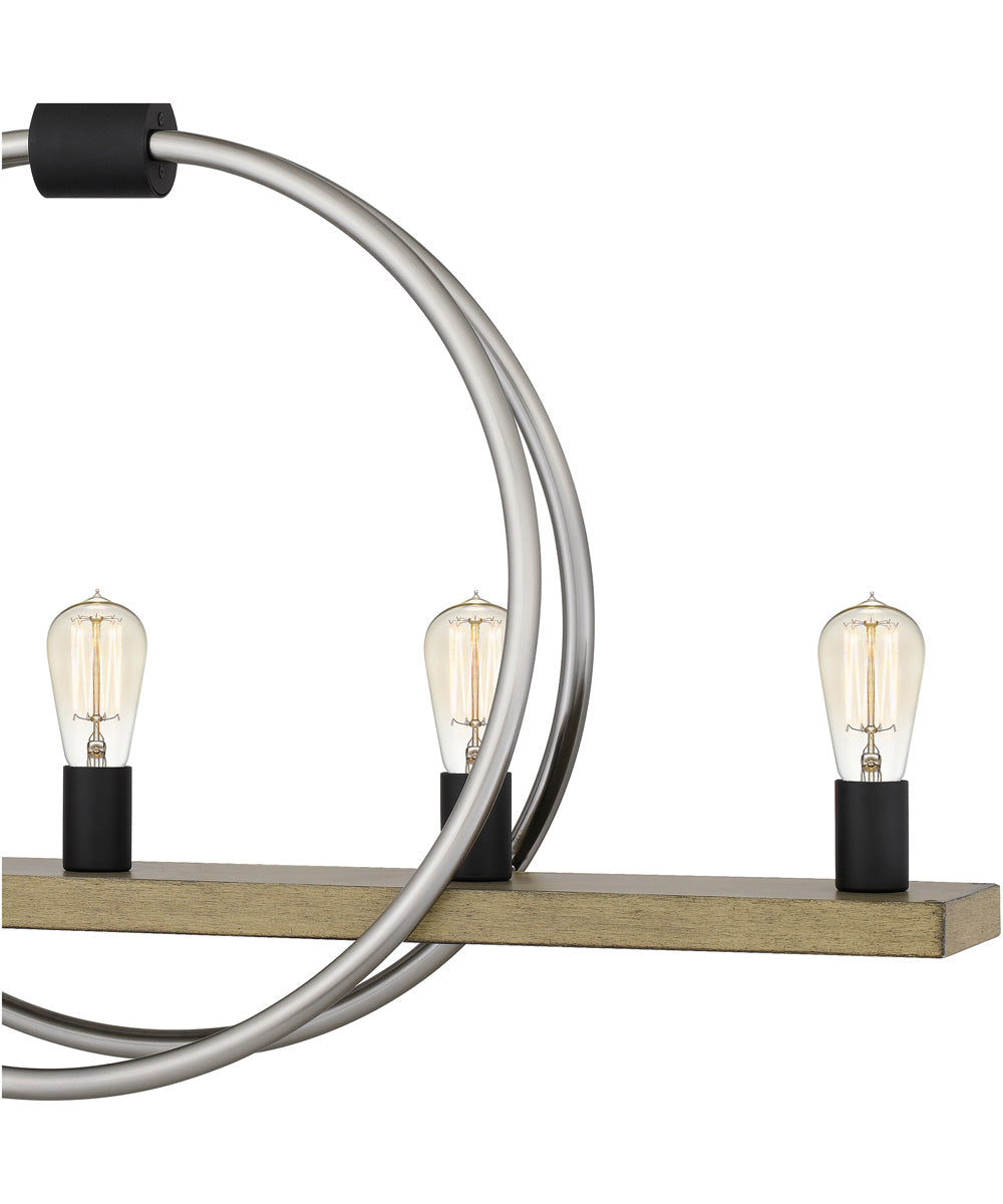 Sterling 5-light Island Light Brushed Nickel