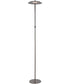 Torin 1-Light Led Torch/Floor Lamp Brushed Nickel
