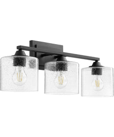 24"W Dakota 3-light Bath Vanity Light Noir