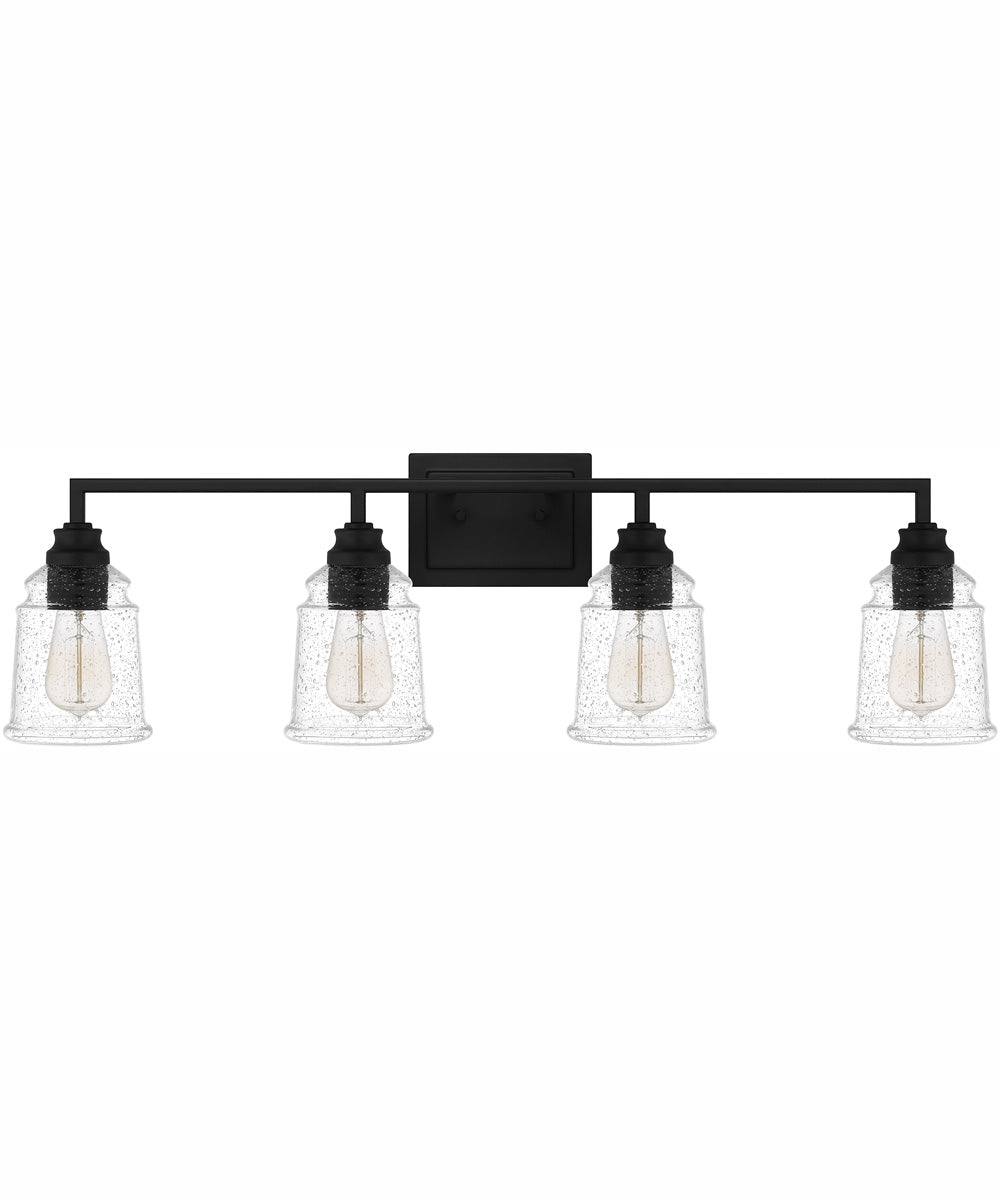 McIntire Extra Large 4-light Bath Light Matte Black