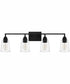 McIntire Extra Large 4-light Bath Light Matte Black