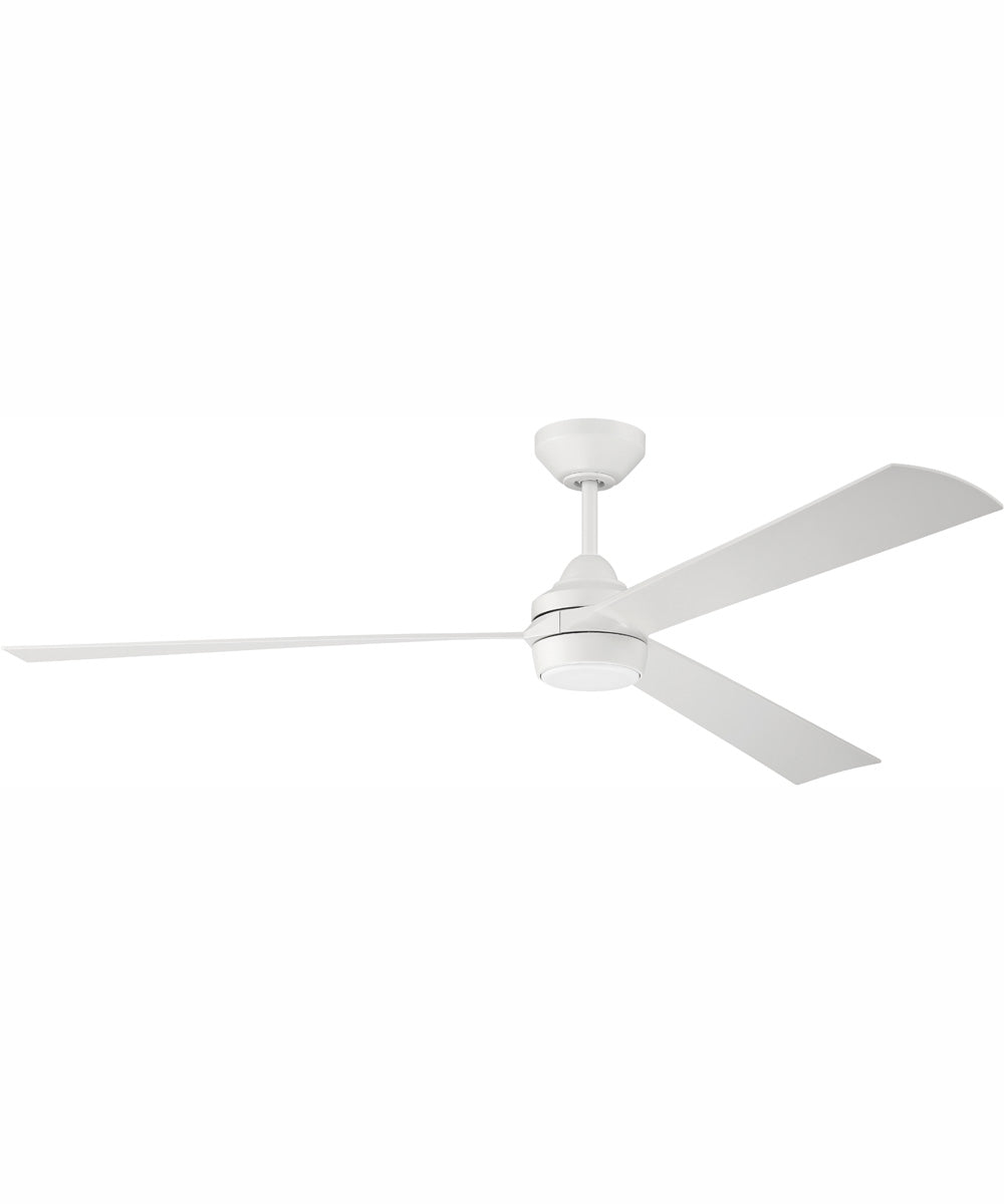 60" Sterling 1-Light Indoor/Outdoor Ceiling Fan White