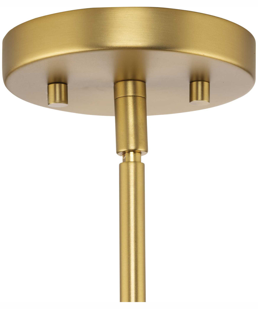 Copeland 1-Light Mid-Century Modern Pendant Brushed Gold