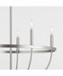 Tribute 5-light Chandelier Satin Nickel