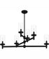 Quoizel Chandelier Medium 6-light Island Light Matte Black