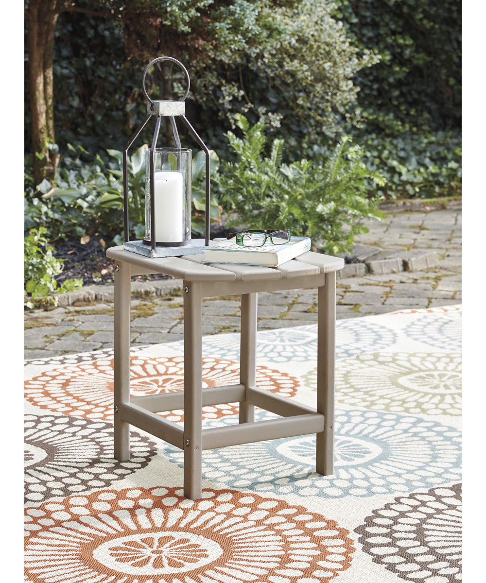 18"H Sundown Treasure Rectangular End Table Grayish Brown