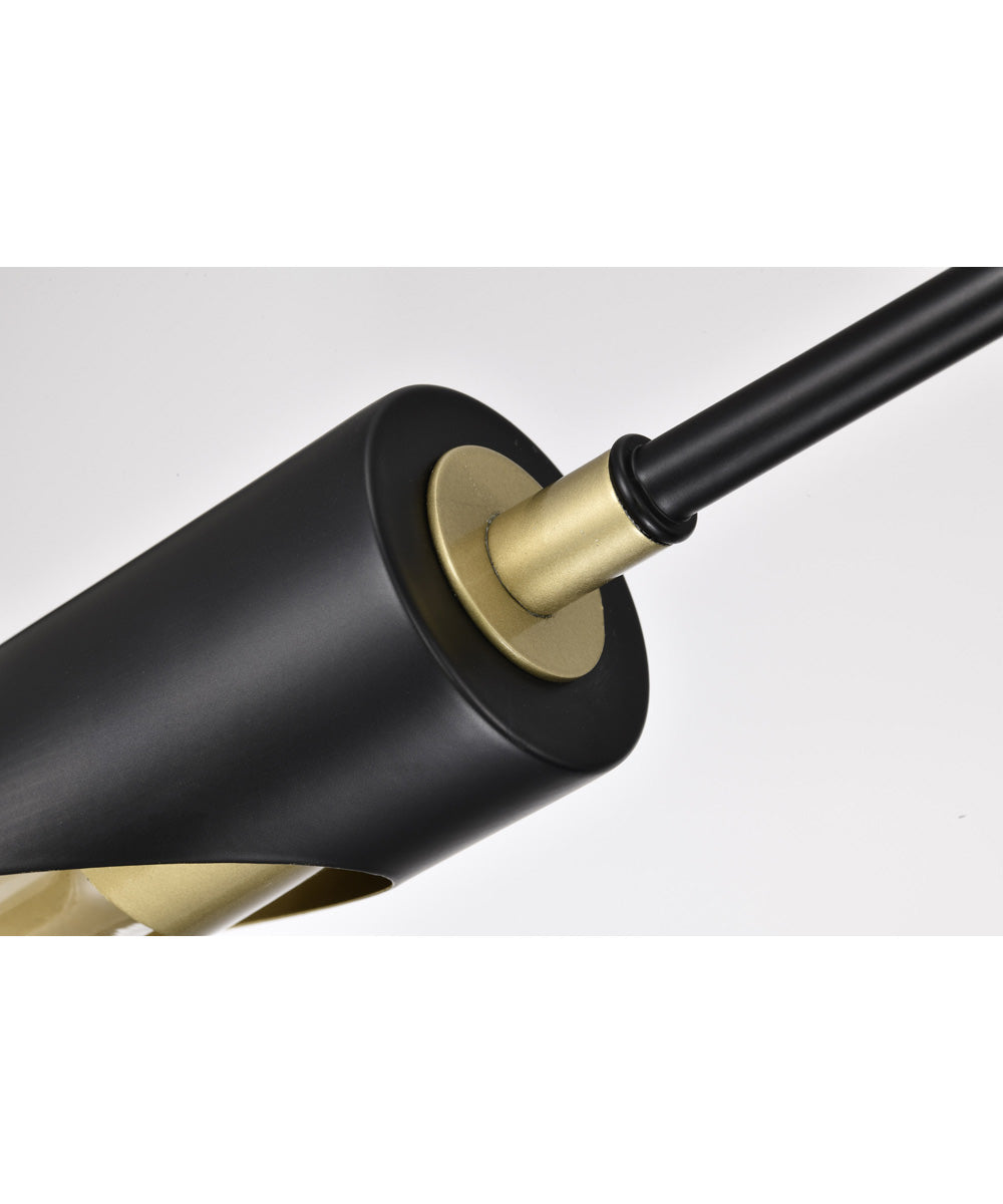 Marc 5-Light Chandelier Matte Black