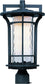 18"H Oakville LED 1-Light Outdoor Pole/Post Lantern Black Oxide