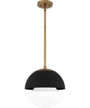 Quoizel Piccolo Pendant 1-light Mini Pendant Weathered Brass