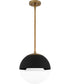 Quoizel Piccolo Pendant 1-light Mini Pendant Weathered Brass