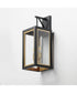 Neoclass 2-Light Outdoor Sconce Black / Gold