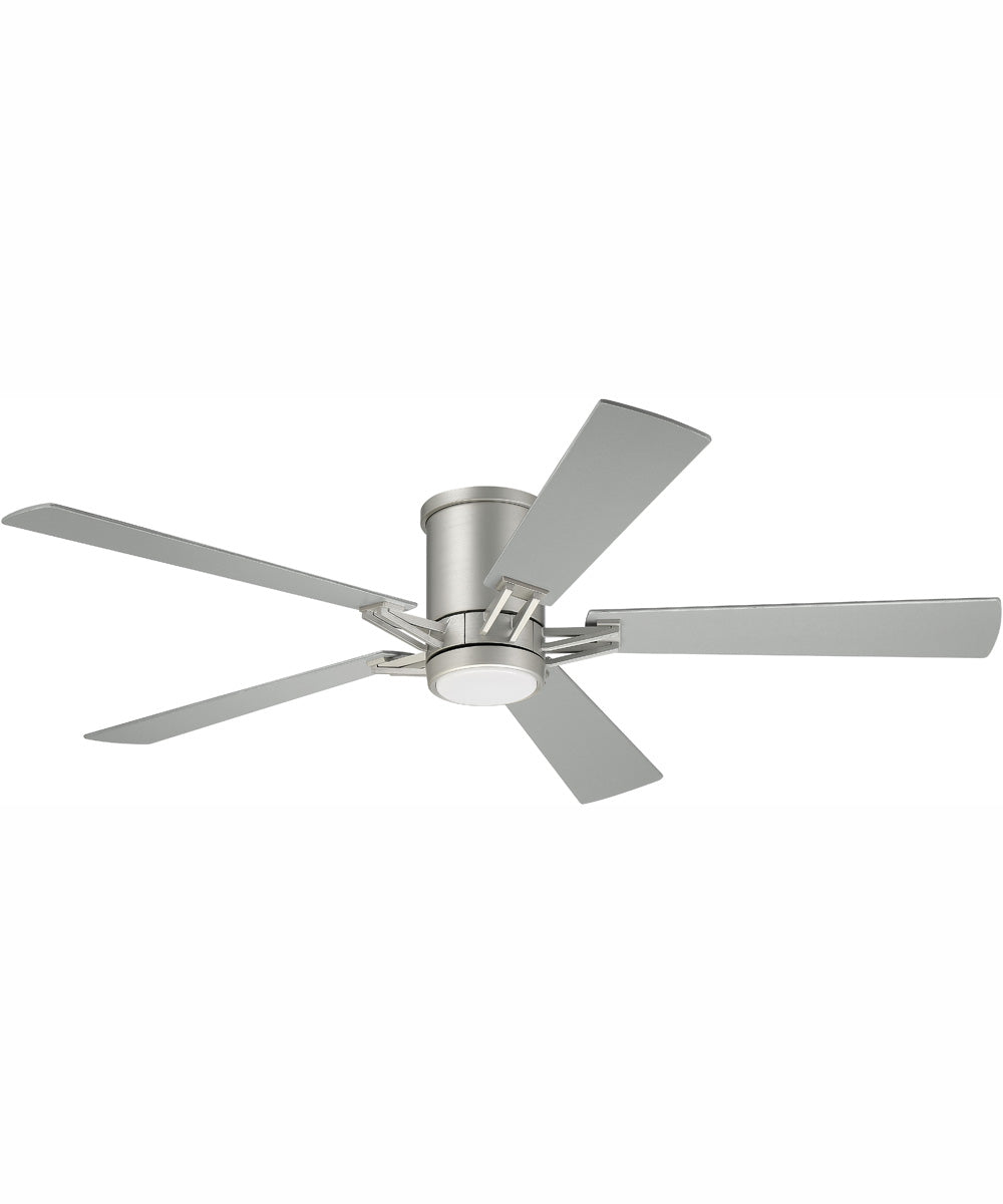 52" Wyatt 1-Light Ceiling Fan Painted Nickel