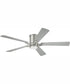 52" Wyatt 1-Light Ceiling Fan Painted Nickel