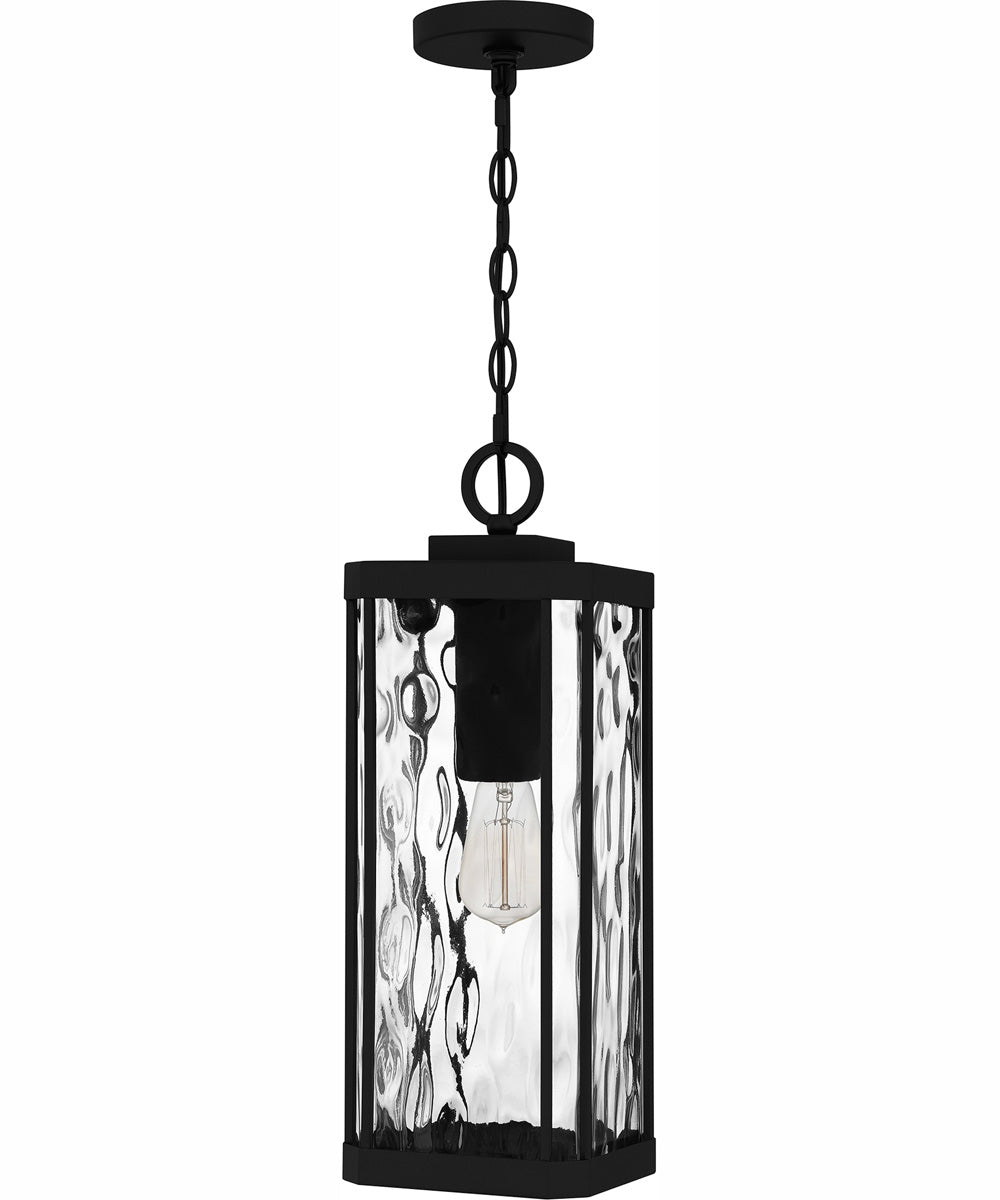Balchier Large 1-light Outdoor Pendant Light Matte Black